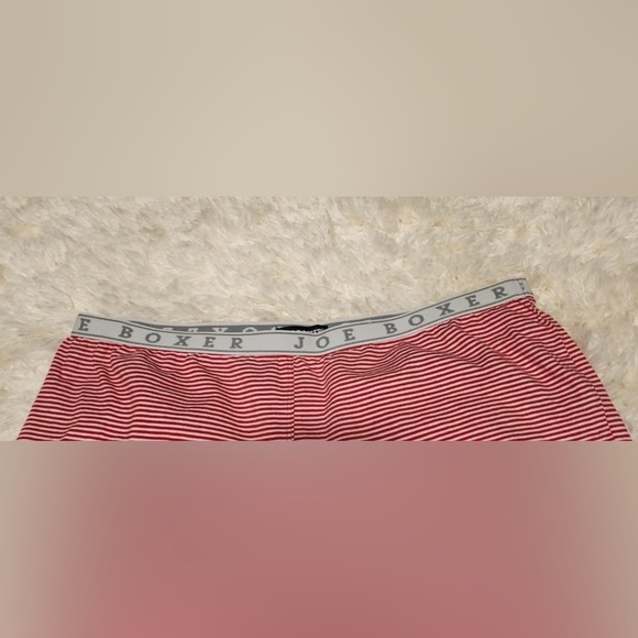 Joe Boxer Women’s Jogger Pajama Pant Red/White Stripes Size Medium EUC - Picture 3 of 5